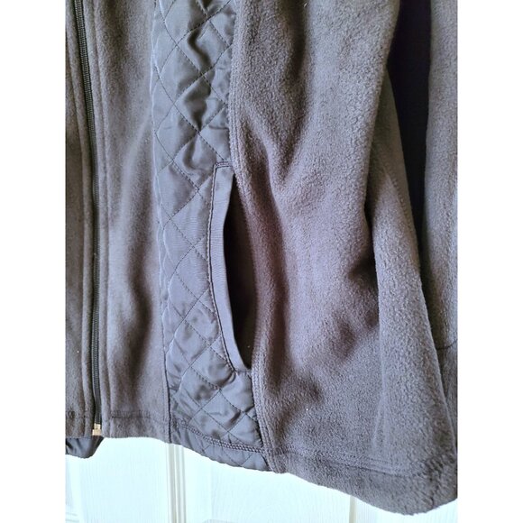 STYLE & CO WOMAN SPORT FLEECE AND QUILTED GRAY JACKET SIZE 3X NWT - Picture 6 of 8